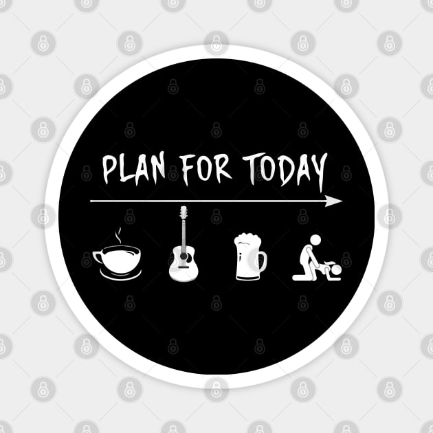 Plan For Today Guitarist Magnet by dokgo